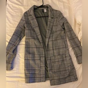 H&M Plaid Blazer (Size XS)
